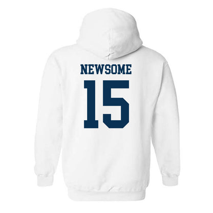 Saginaw Valley - NCAA Men's Basketball : Niko Newsome - Hooded Sweatshirt-1