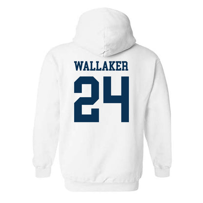 Saginaw Valley - NCAA Men's Basketball : cade wallaker - Hooded Sweatshirt-1