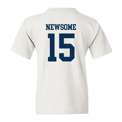 Saginaw Valley - NCAA Men's Basketball : Niko Newsome - Youth T-Shirt-1