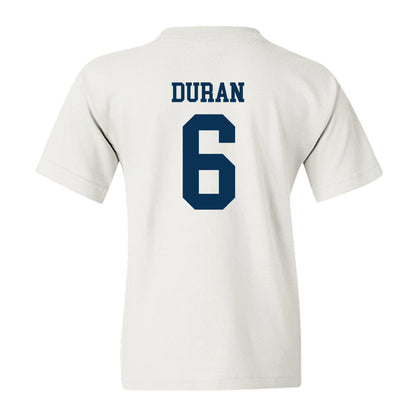 Saginaw Valley - NCAA Men's Basketball : Aidan Duran - Youth T-Shirt-1