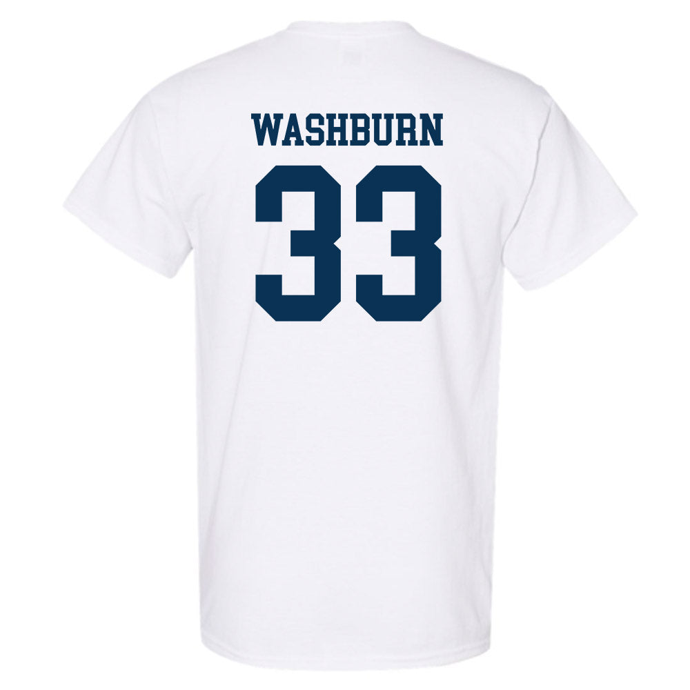 Saginaw Valley - NCAA Men's Basketball : Nathan Washburn - T-Shirt-1