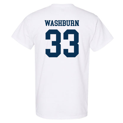 Saginaw Valley - NCAA Men's Basketball : Nathan Washburn - T-Shirt-1