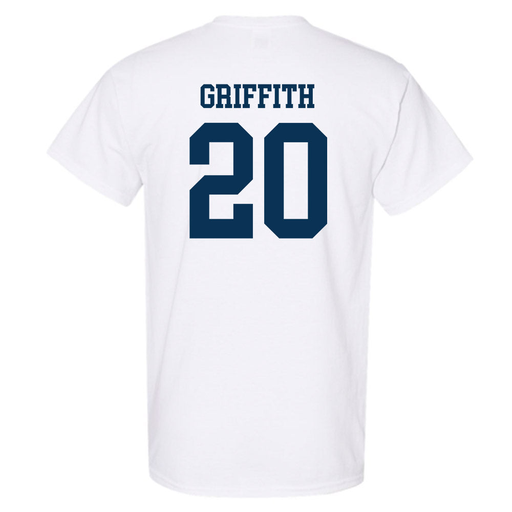 Saginaw Valley - NCAA Men's Soccer : Justin Griffith - T-Shirt-1