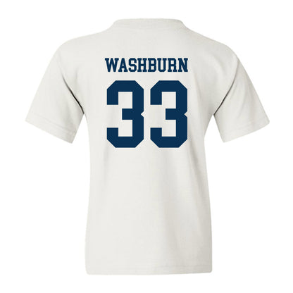 Saginaw Valley - NCAA Men's Basketball : Nathan Washburn - Youth T-Shirt-1