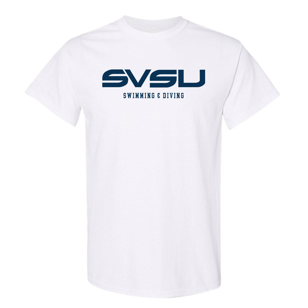 Saginaw Valley - NCAA Men's Swimming & Diving : Reid Gilbert - T-Shirt-0