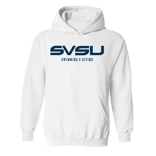 Saginaw Valley - NCAA Men's Swimming & Diving : Ganen McAllister - Hooded Sweatshirt-0