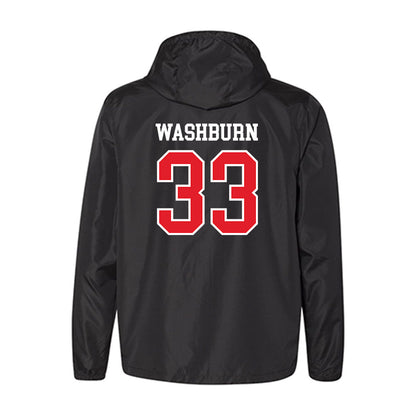 Saginaw Valley - NCAA Men's Basketball : Nathan Washburn - Windbreaker-1