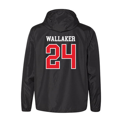 Saginaw Valley - NCAA Men's Basketball : cade wallaker - Windbreaker-1