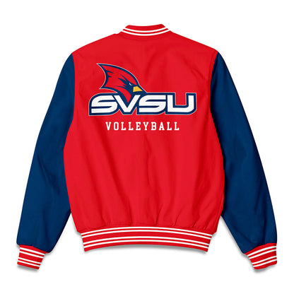 Saginaw Valley - NCAA Women's Volleyball : Trista Ameel - Bomber Jacket-1
