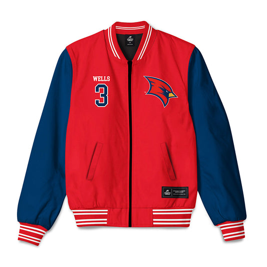 Saginaw Valley - NCAA Football : Aelijah Wells - Bomber Jacket-0