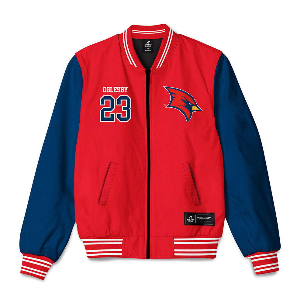 Saginaw Valley - NCAA Football : Jacobe Oglesby - Bomber Jacket-0
