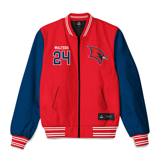 Saginaw Valley - NCAA Baseball : Mitchell Walters - Bomber Jacket-0
