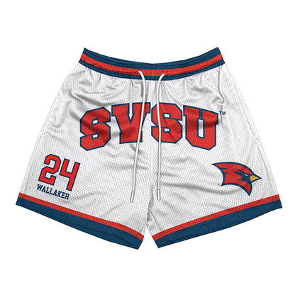 Saginaw Valley - NCAA Men's Basketball : cade wallaker - Shorts-0