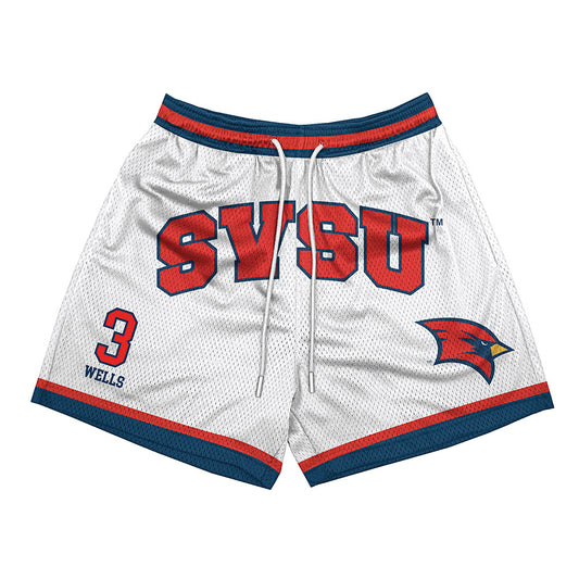 Saginaw Valley - NCAA Football : Aelijah Wells - Shorts-0