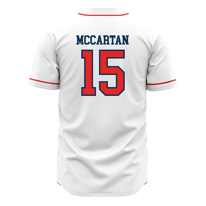 Saginaw Valley - NCAA Baseball : Ryan Mccartan - Jersey-1