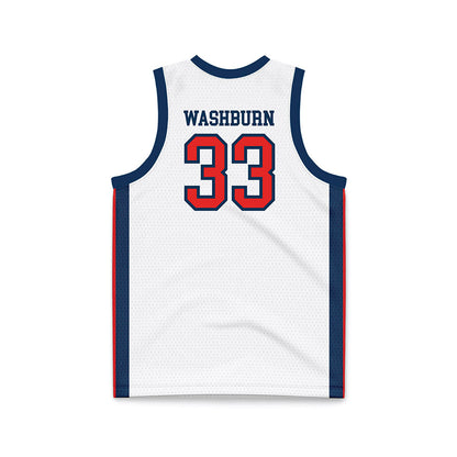 Saginaw Valley - NCAA Men's Basketball : Nathan Washburn - Basketball Jersey-1