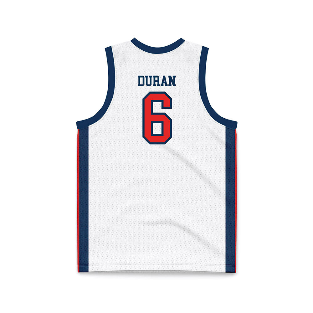 Saginaw Valley - NCAA Men's Basketball : Aidan Duran - Basketball Jersey-1