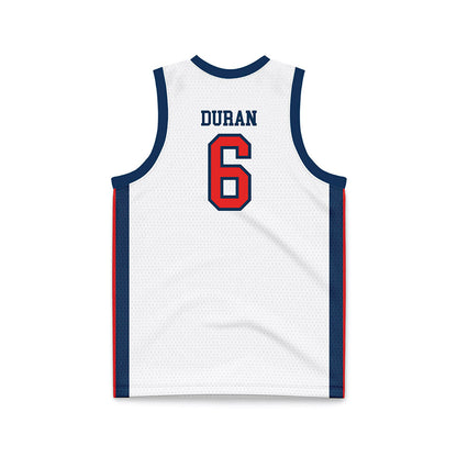 Saginaw Valley - NCAA Men's Basketball : Aidan Duran - Basketball Jersey-1