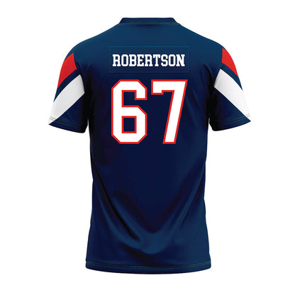 Saginaw Valley - NCAA Football : Paulie Robertson - Premium Football Jersey-1