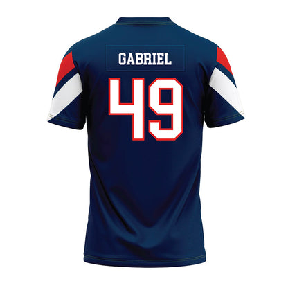 Saginaw Valley - NCAA Football : George Gabriel - Premium Football Jersey-1