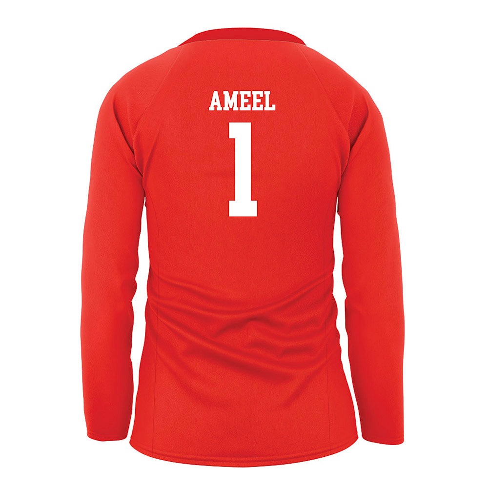 Saginaw Valley - NCAA Women's Volleyball : Trista Ameel - Volleyball Jersey-1