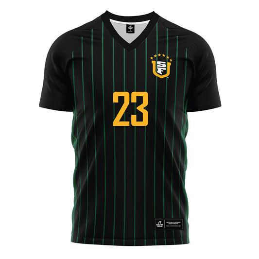  - NCAA Men's Soccer : Max Mair - Black Soccer Jersey-0