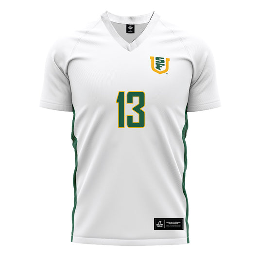 USFCA - NCAA Women's Soccer : Alyssa Jurado - White Soccer Jersey-0