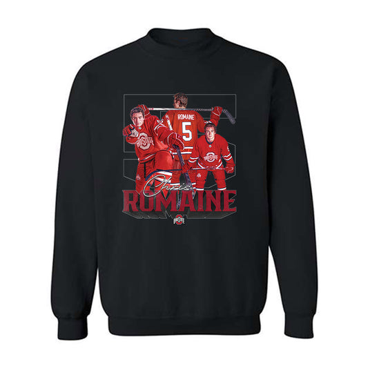 Ohio State - NCAA Men's Ice Hockey : Chris Romaine - Crewneck Sweatshirt-0