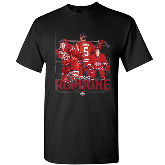 Ohio State - NCAA Men's Ice Hockey : Chris Romaine - T-Shirt-0