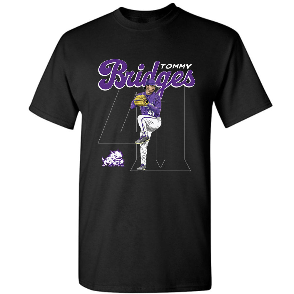 TCU - NCAA Baseball : Tommy Bridges - T-Shirt-0