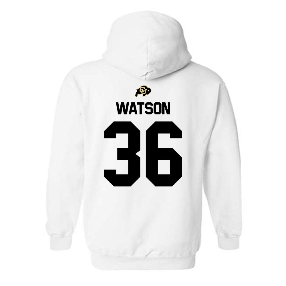 Colorado - NCAA Football : Nathanial Watson - Hooded Sweatshirt-1