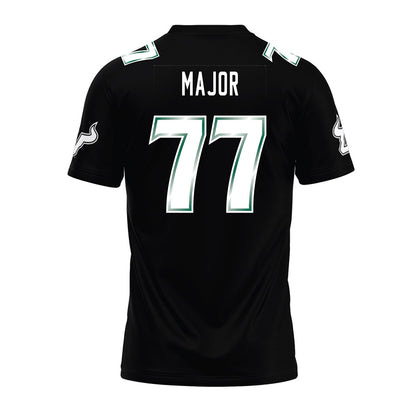 USF - NCAA Football : Tyreek Major - Black Premium Football Jersey-1