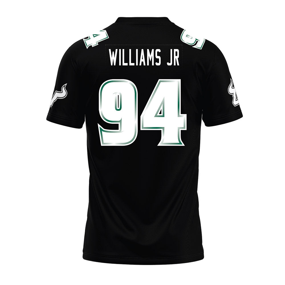 USF - NCAA Football : Brooks Williams Jr - Black Premium Football Jersey-1