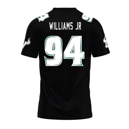USF - NCAA Football : Brooks Williams Jr - Black Premium Football Jersey-1