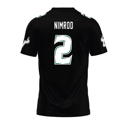 USF - NCAA Football : Chas Nimrod - Black Premium Football Jersey-1