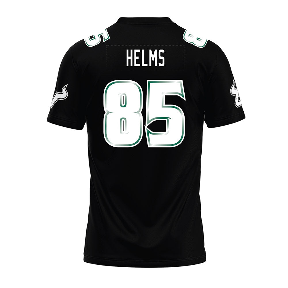 USF - NCAA Football : Christian Helms - Black Premium Football Jersey-1