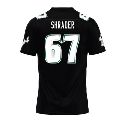 USF - NCAA Football : Thomas Shrader - Black Premium Football Jersey-1