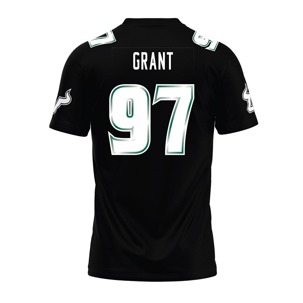 USF - NCAA Football : Jahari Grant - Black Premium Football Jersey-1