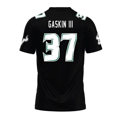 USF - NCAA Football : Fred Gaskin III - Black Premium Football Jersey-1