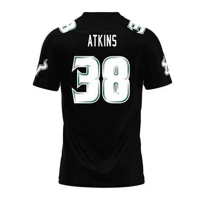 USF - NCAA Football : Sean Atkins - Black Premium Football Jersey-1