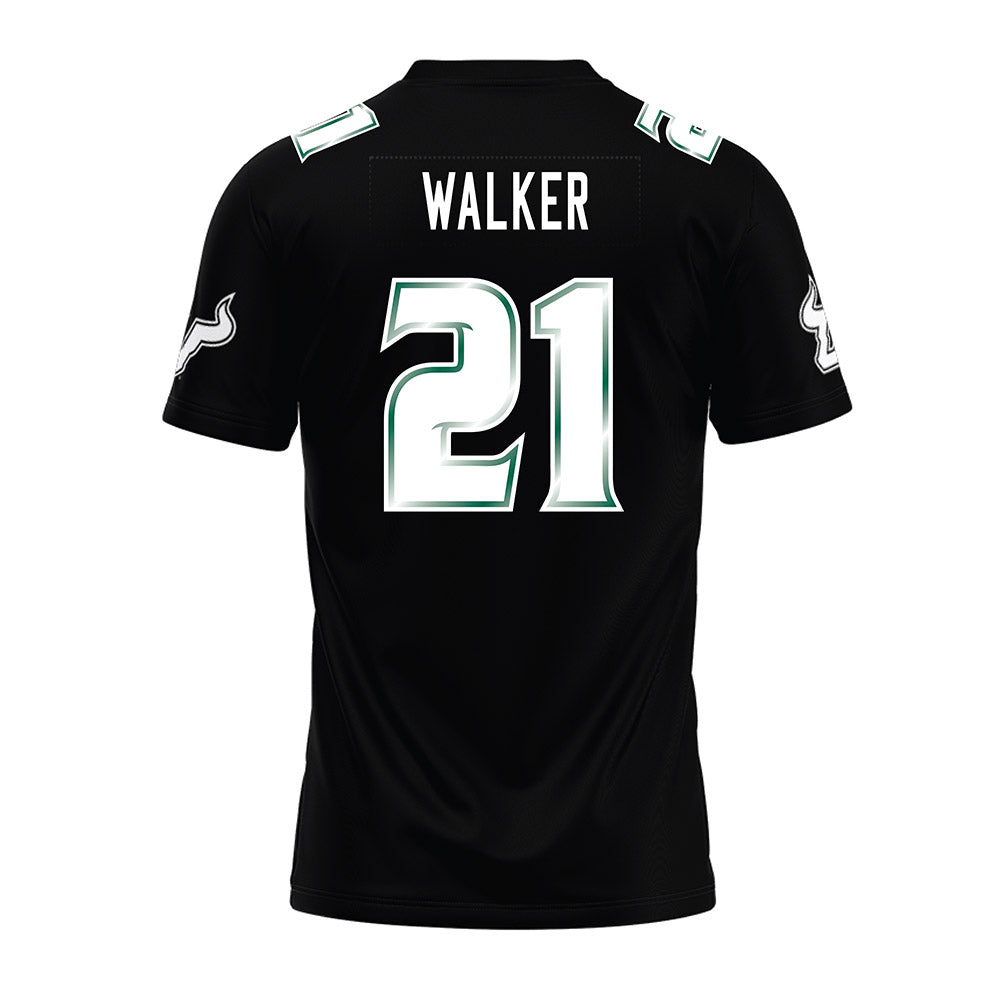 USF - NCAA Football : Kenneth Walker - Black Premium Football Jersey-1