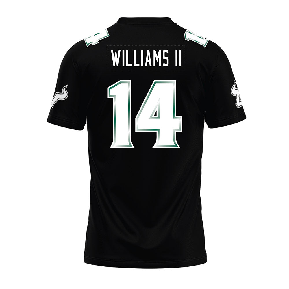 USF - NCAA Football : Michael Williams II - Black Premium Football Jersey-1