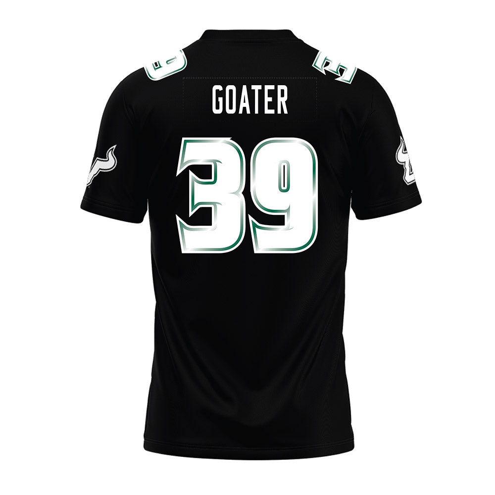 USF - NCAA Football : Luke Goater - Black Premium Football Jersey-1