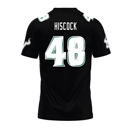 USF - NCAA Football : Eli Hiscock - Black Premium Football Jersey-1