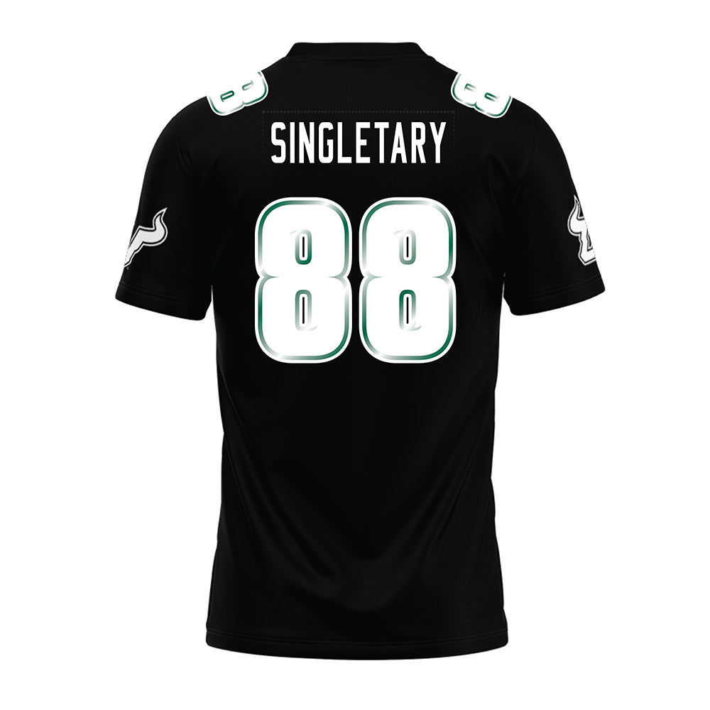 USF - NCAA Football : Payten Singletary - Black Premium Football Jersey-1