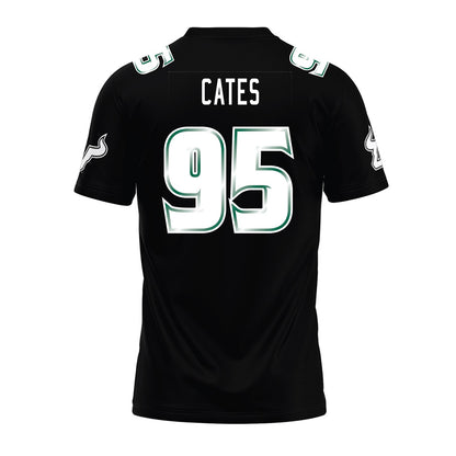 USF - NCAA Football : Garret Cates - Black Premium Football Jersey-1