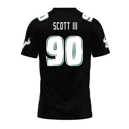 USF - NCAA Football : Richard Scott III - Black Premium Football Jersey-1