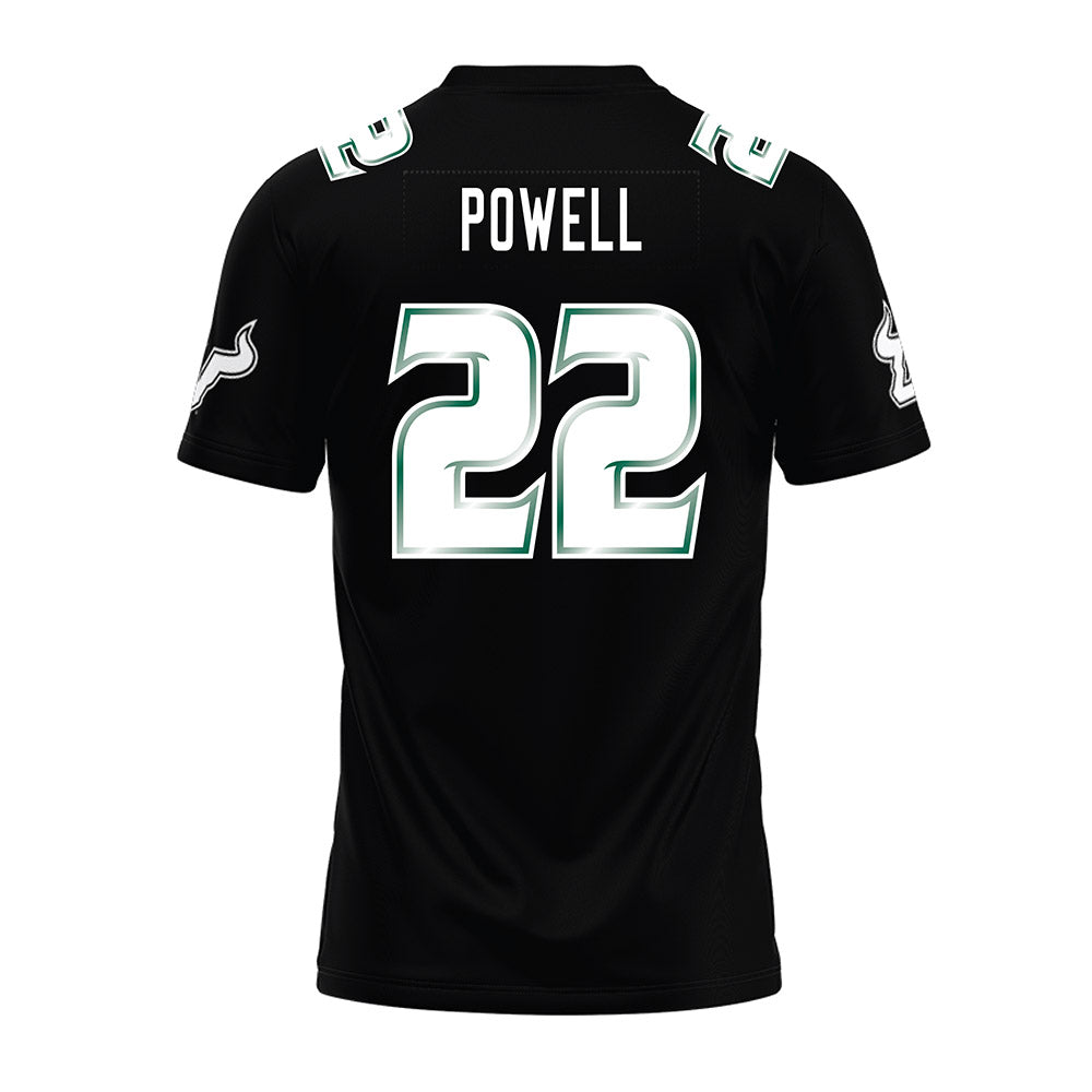 USF - NCAA Football : Kwan Powell - Black Premium Football Jersey-1