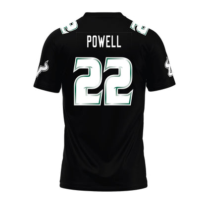 USF - NCAA Football : Kwan Powell - Black Premium Football Jersey-1