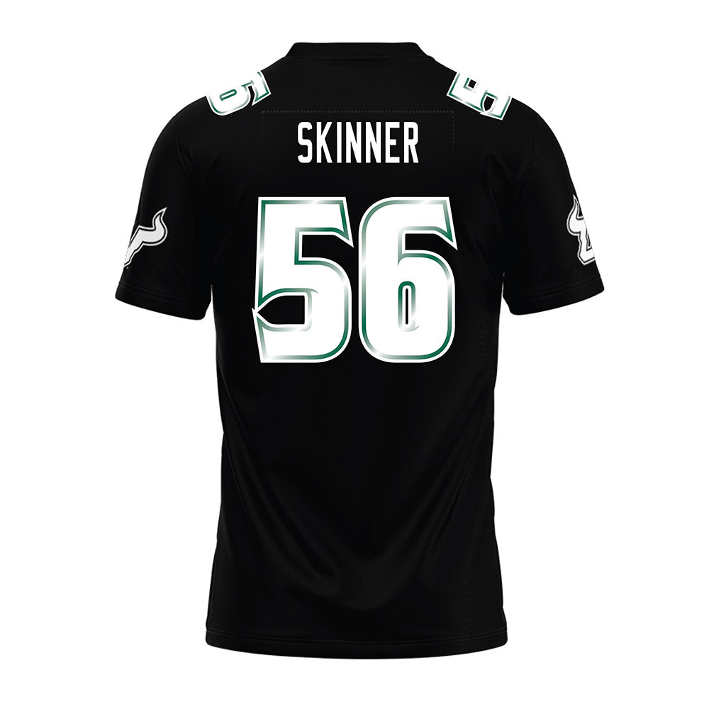 USF - NCAA Football : Cole Skinner - Black Premium Football Jersey-1